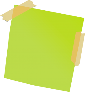 Green Sticky Notes PNG
