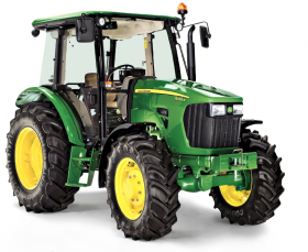 Green Tractor PNG