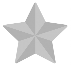 Grey Star PNG