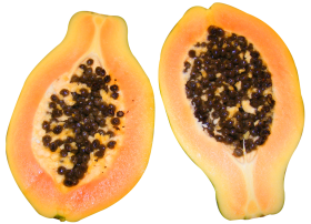 Half Cut Papaya PNG