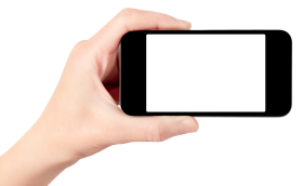Hand Holding Smartphone PNG