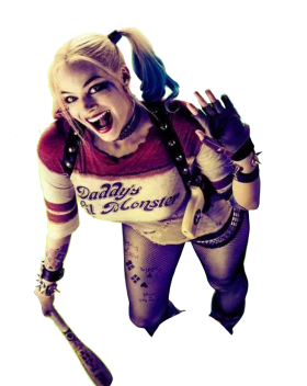 Harley Quinn Aerial Shot PNG