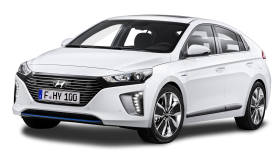 Hyundai Ioniq White Car PNG