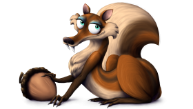 Ice Age Squirrel  Wolf PNG