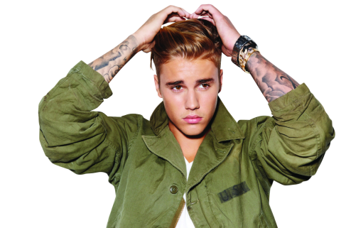 Justin Bieber Green Jacket PNG