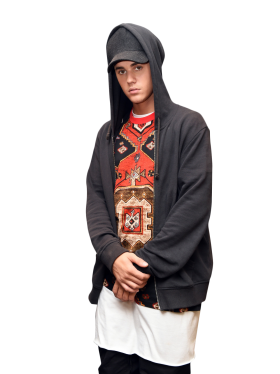 Justin Bieber Looking into Camera PNG