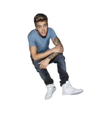 Justin Bieber Sitting PNG