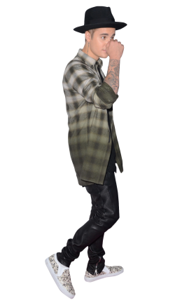 Justin Bieber with Hat PNG