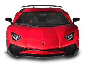 Lamborghini Aventador Red Car PNG