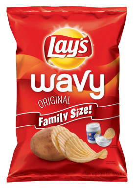 Lays Classic Potato Chips Packet PNG