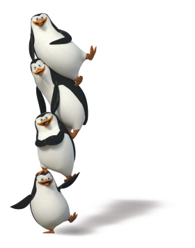 Madagascar Penguins PNG