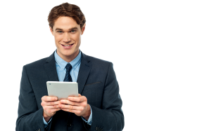 Men With Laptop PNG