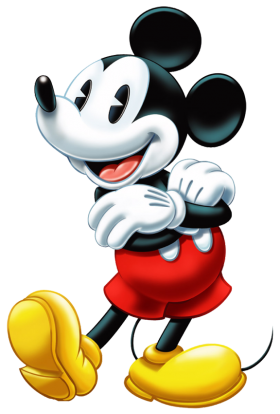 Mickey  Arm Fold PNG