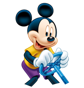 Mickey  Mouse Driving PNG