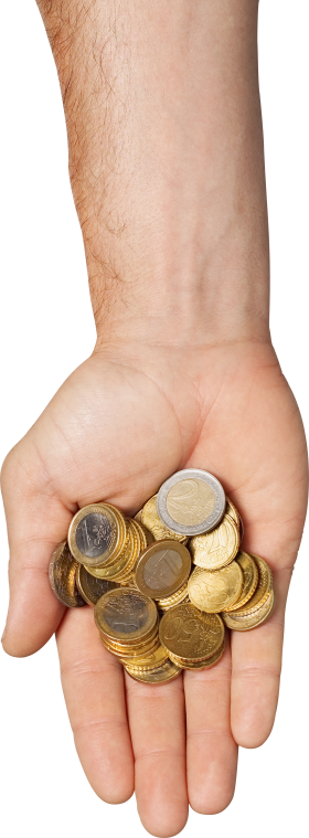 Money On Hand PNG
