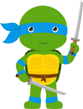 Ninja Tutle Leonardo PNG