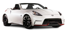 Nissan 370Z NISMO Roadster White Car PNG