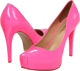 Pink Women Shoe PNG