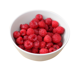 Raspberry in Bowl PNG