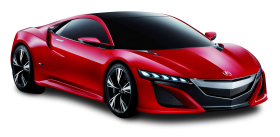 Red Acura NSX Front View Car PNG