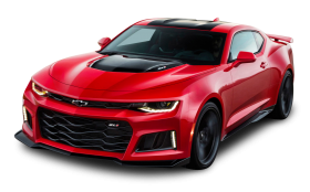 Red Chevrolet Camaro ZL1 Car PNG