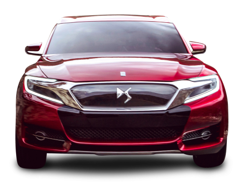 Red Citroen DS Wild Rubis Front View Car PNG