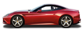 Red Ferrari California T Car PNG