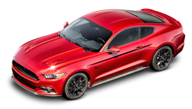 Red Ford Mustang GT Car PNG