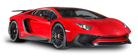Red Lamborghini Aventador Luxury Car PNG
