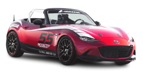 Red Mazda MX 5 Cup Car PNG