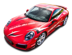 Red Porsche 991 Carrera S Racing Car PNG