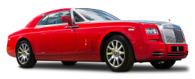Red Rolls Royce Phantom Coupe Car PNG
