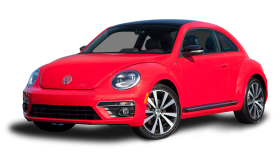 Red Volkswagen Beetle Car PNG