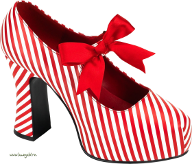 Red Women Shoe PNG