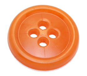 Sewing Orange Button PNG
