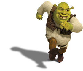 Shrek Running PNG