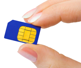 Sim Cards On Hand PNG
