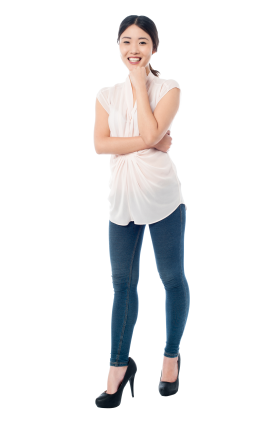 Standing Girl PNG