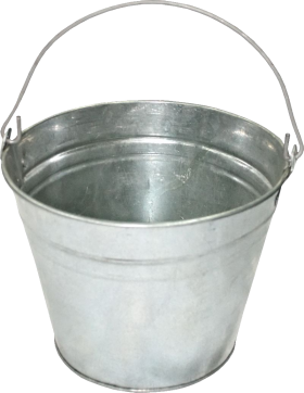 Steel Bucket PNG