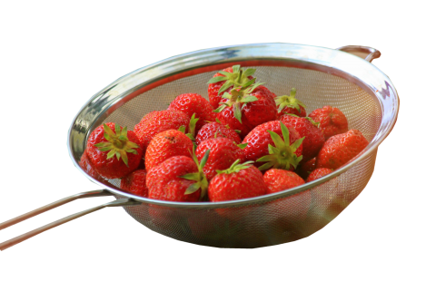 Strawberrys In A Cup PNG