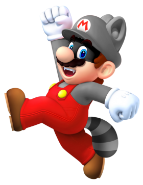 Super Mario  Raccoon PNG