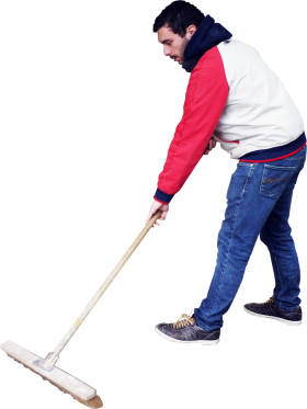 Sweeping Standing PNG