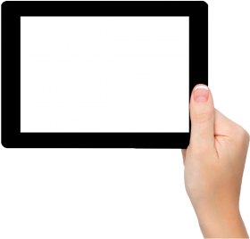 Tablet In Hand PNG