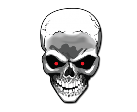 Terminator Skull PNG