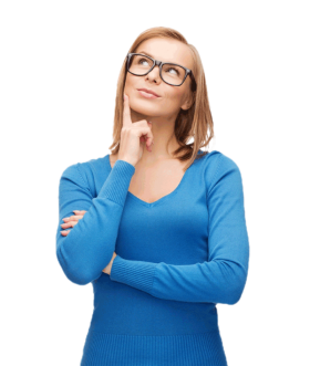 Thinking Woman PNG