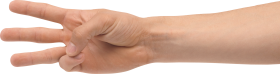 Three Finger Hand PNG