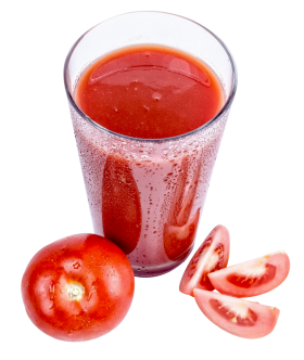 Tomato Juice Top View PNG