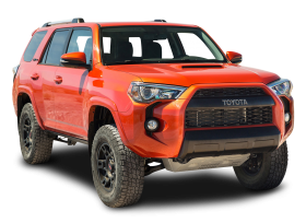 Toyota TRD Pro Orange Hill Car PNG