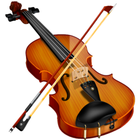 Violin  & Bow PNG