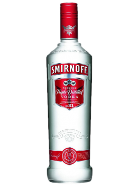 Vodka Smirnoff Bottle PNG